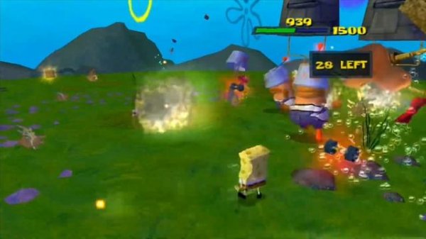 The Spongebob Squarepants Movie Game (Xbox 360) Gameplay (No Commentary)