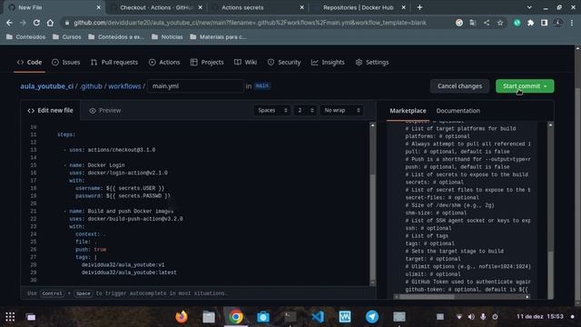 Como Criar Pipeline Docker CI com Github Actions смотреть онлайн