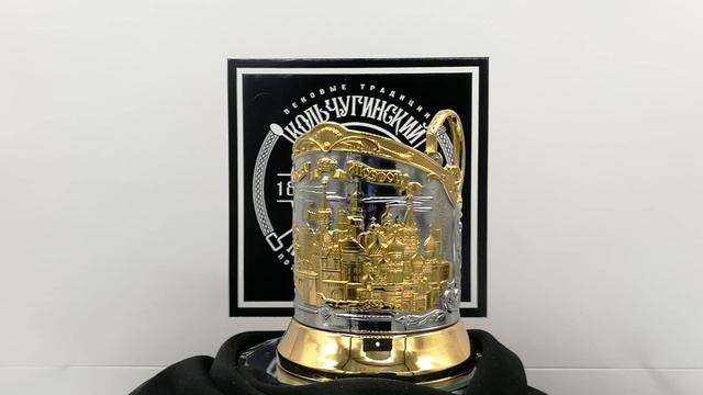 Подстаканник никелированный с позолотой "Санкт-Петербург (Триумфальная)". Артикул: С18708/224 смотреть онлайн