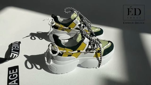 Зелёные кроссовки «DC» смотреть онлайн