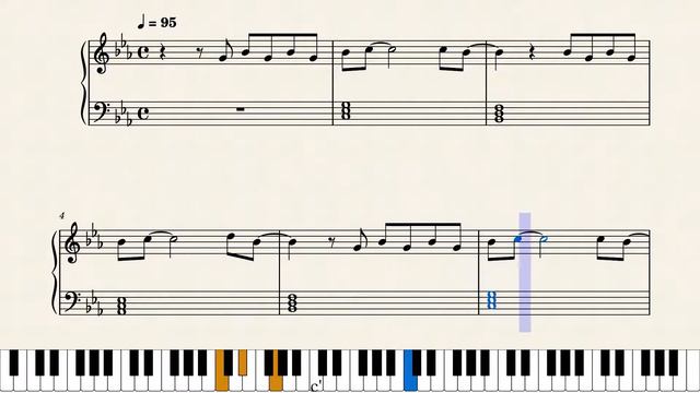 Rolling in The Deep – Adele EASY VERSION | Piano Tutorial + Sheet Music смотреть онлайн