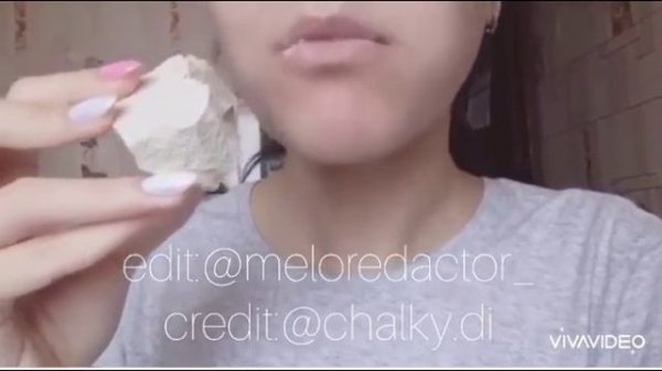 Природный мел. С разными мелоежками. Мел в разных видах. Хруст мелом. Асмр. Пищевой мел
