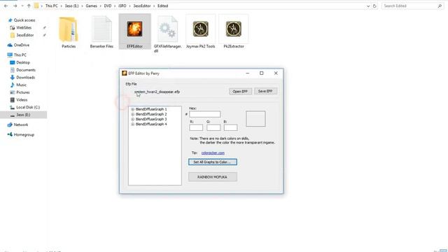Tutorial #5 - How to change Berserker (ZERK) mode color in Particles pk2 QueenSro Fun смотреть онлайн