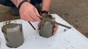 Ускорители схватывания бетона. Демонстрация процесса и работа с ними..