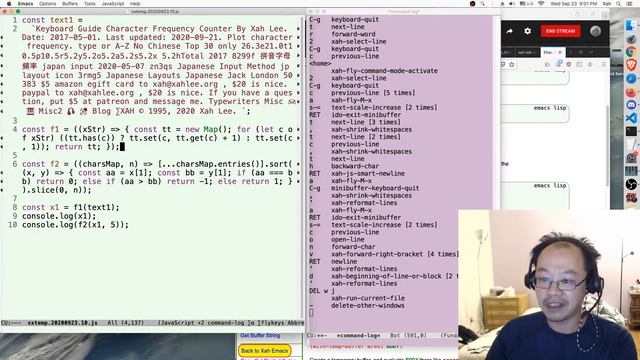 Xah Talk Show 2020-09-23 Emacs Lisp Format JavaScript, the Idiocy of Formatting Style Guide смотреть онлайн