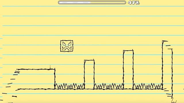 Нарисованный STEREO MADNESS Geometry Dash смотреть онлайн