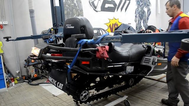 ШОК-КОНТЕНТ❗️Вытащили из воды снегоход ARCTIK KAT и реанимировали? смотреть онлайн