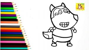 Как нарисовать Вульфа.Просто рисовать Вульфу#милыерисунки