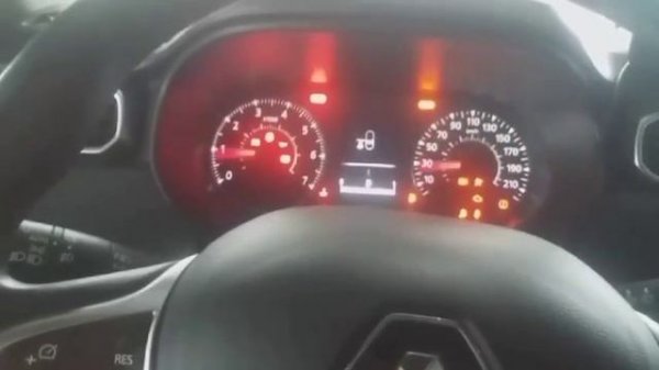 Рено Дастер2 Сброс интервала ТО , Ключ.