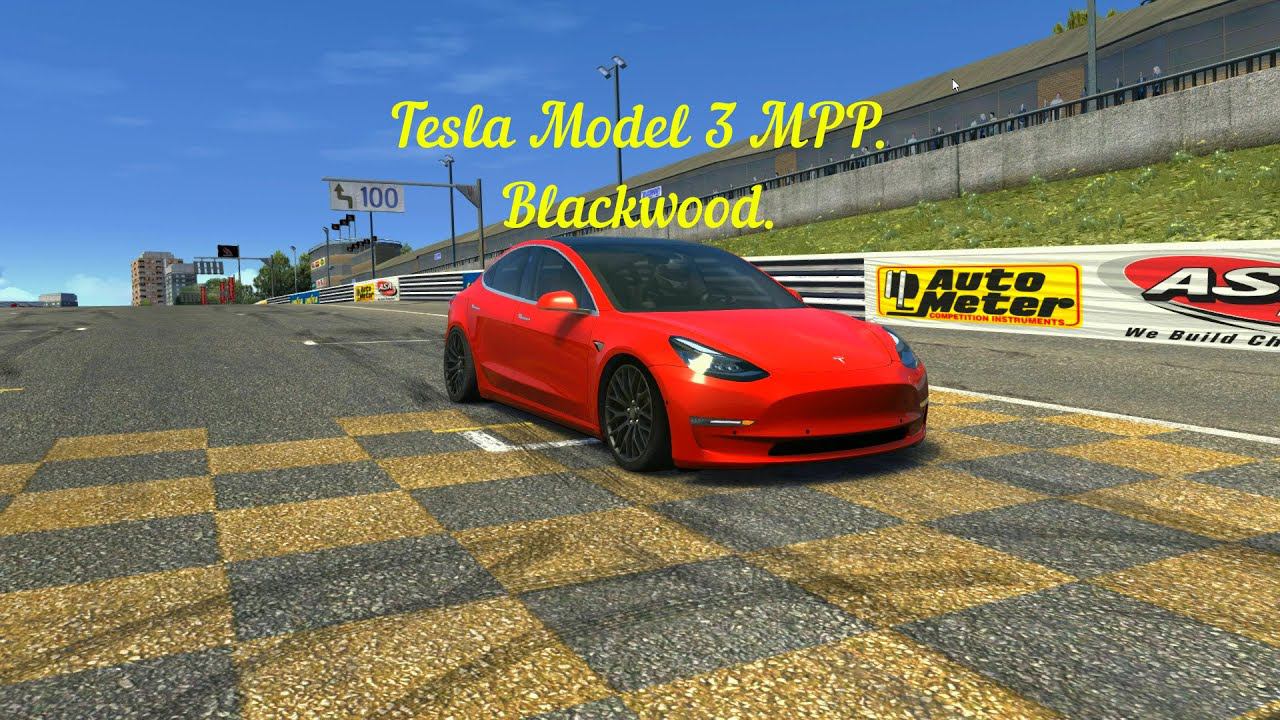 Tesla Model 3 MPP - Blackwood | Assetto Corsa. смотреть онлайн