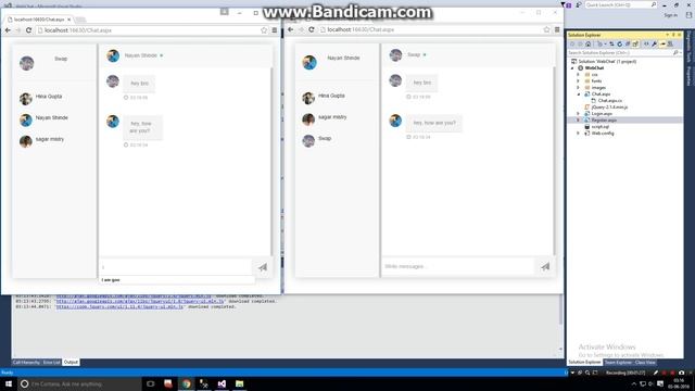 Create Chat Application in asp net web application using c# смотреть онлайн