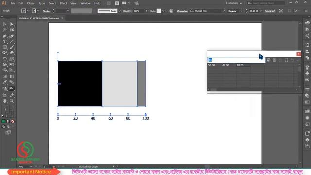 Illustrator CC Bangla tutorial | ইলাস্ট্রেটর টিউটোরিয়াল | Graph Tool | Part 27 | Sakibul Safwan GD смотреть онлайн