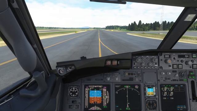 MSFS 2020 PMDG 737-800 Taxi and Takeoff out of Oslo-Gardermoen смотреть онлайн