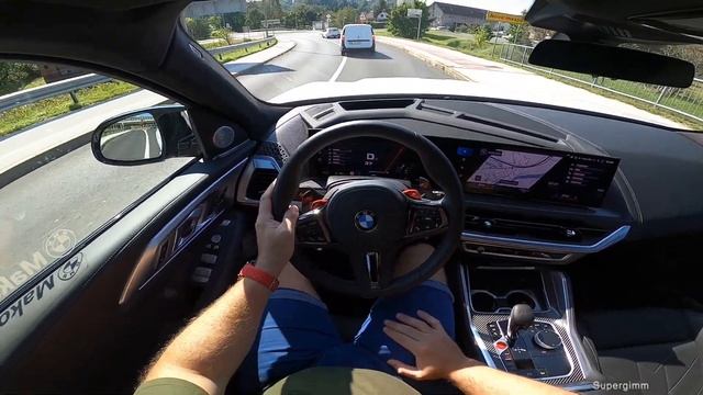 New BMW XM 2024 - POV Test Drive (Binaural Audio)