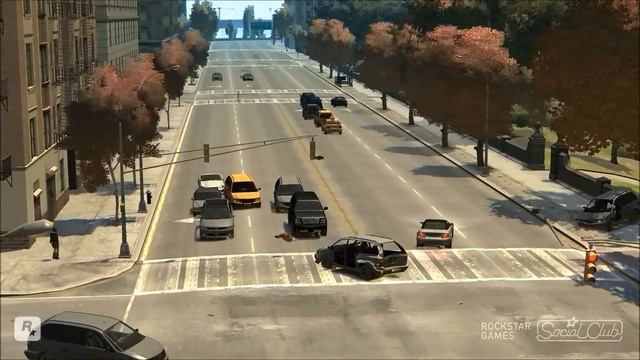 GTA 4 - Serious Ejections. People flying out of their windshields. смотреть онлайн