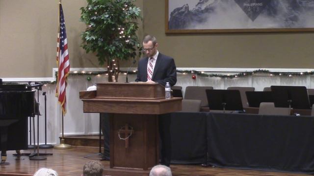 Sun. PM Dec 22, 2019, Cornerstone Baptist Church, Bro Ron Thomas:  Luke 1:13