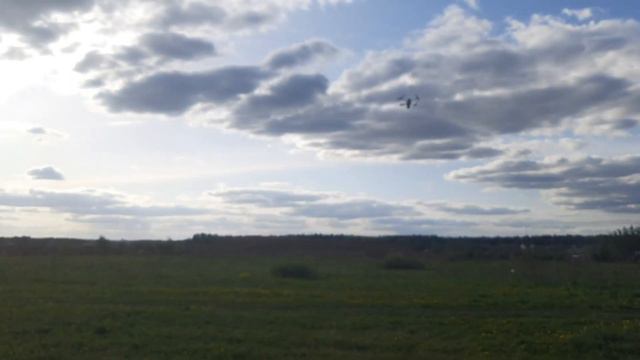 Квадрокоптер Аква-15, первый полет. смотреть онлайн