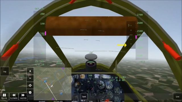 Localizer and Glide Slope Indicator on Infinite Flight Simulator - Skywind007 смотреть онлайн