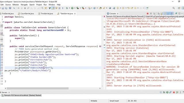 how to write Servlet Program to display multiplication table or how to write multiplication table смотреть онлайн
