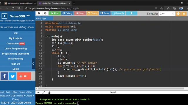 An interesting sequence codechef solution|| May long challenge solution|| #iss смотреть онлайн