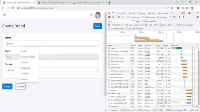 Laravel 10 Ecommerce Project | #10 Brands - CRUD | Admin | PHP Tech Life Hindi смотреть онлайн
