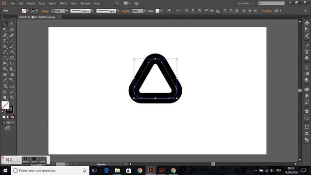 MAKE A RECYCLING LOGO WITH ADOBE ILLUSTRATOR TUTO ,BASICS смотреть онлайн