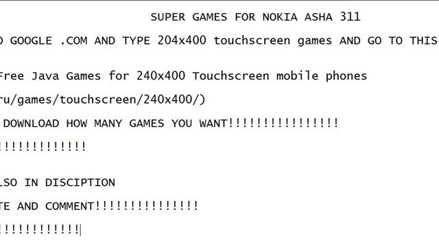Nokia asha 311 games смотреть онлайн