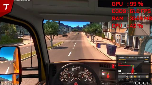 American Truck Sim : GTX 750ti - 860K 4.0 Ghz |Performance Test|1080p|FPS| смотреть онлайн
