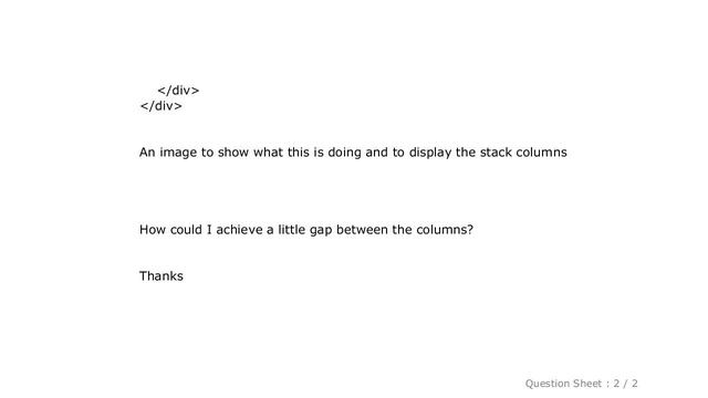 HTML : Bootstrap: Gap between columns on mobile display смотреть онлайн