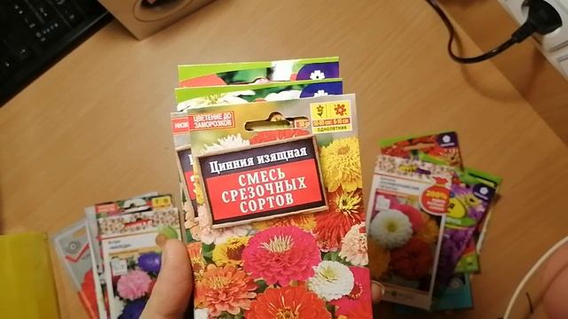 Обзор семян циннии и астры смотреть онлайн