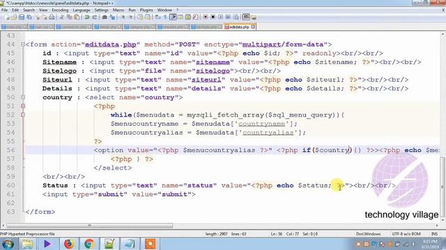 Update Database Using PHP HTML Form | Radio & Select Element | PHP Project Tutorial Bangla смотреть онлайн