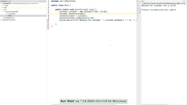 Java 8 Developer: linked list introduction class 8 смотреть онлайн