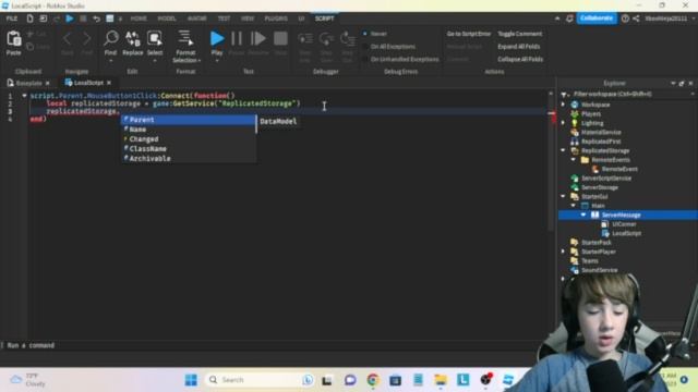 How to use remote events in Roblox Studio! смотреть онлайн