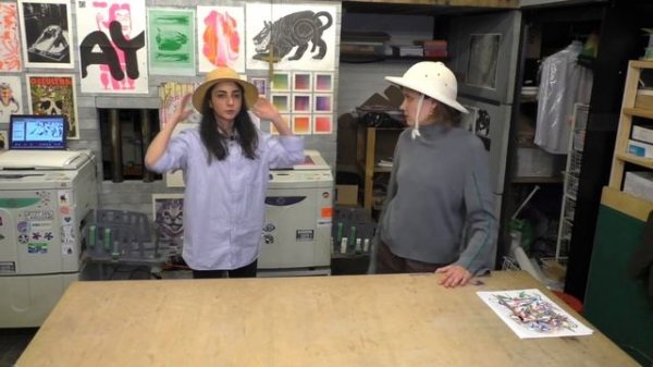 Мастер-класс по ризографии из ESH Print