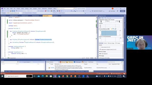 gRPC in .NET 7 by Andriy Shvay смотреть онлайн