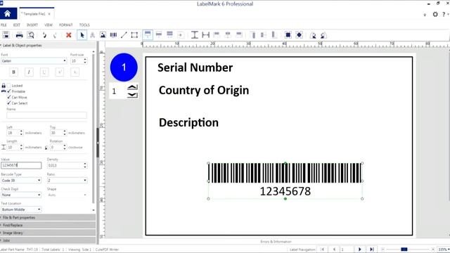 LabelMark 6 - Creating a Template in LabelMark Software смотреть онлайн