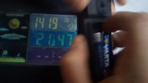 Не видит датчика метеостанция