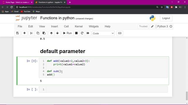 default parameters in python-python function default parameters in Hindi-Function in python (Part-3 смотреть онлайн