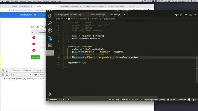 Integrate Multi Textfield jQuery Autocomplete With Laravel Using Ajax & MySQL in 5 Minutes смотреть онлайн