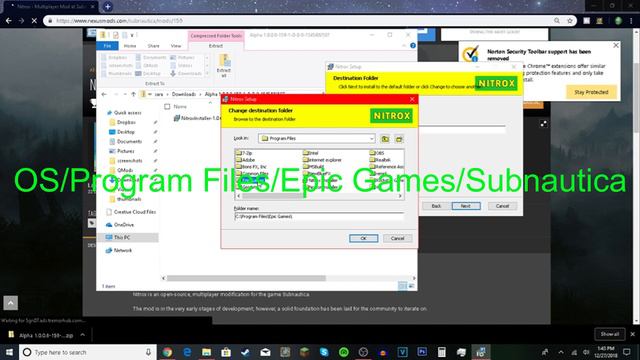 How To Install The Subnautica Multiplayer Mod!