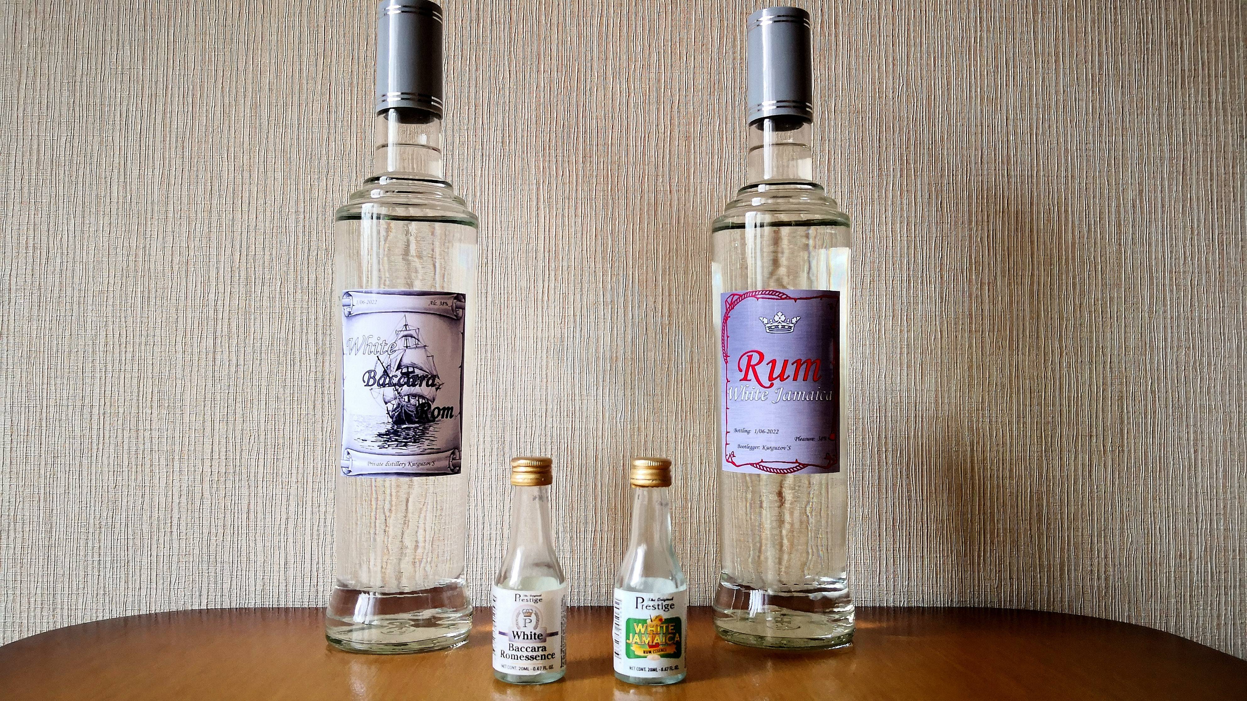 Эссенции  Prestige White Jamaica и White Baccara Rum