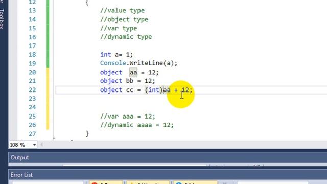 var vs dynamic vs object c# | what is var type| what is object type| what is dynamic type смотреть онлайн