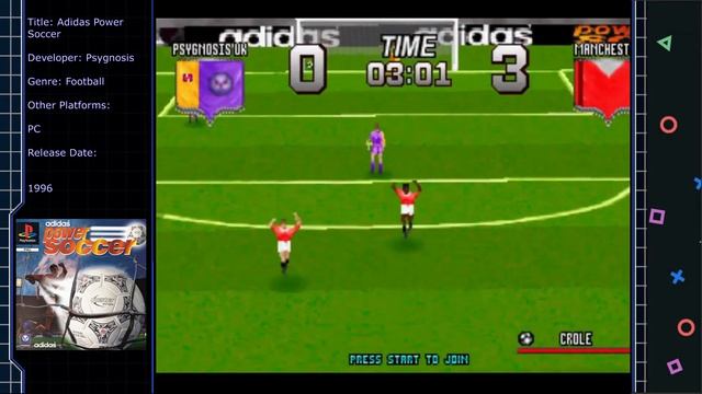 Adidas Power Soccer Review | Sony PlayStation / PS1 A-Z Review Series #12 | смотреть онлайн