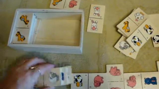 Детская игрушка видеообзор - Деревянное домино