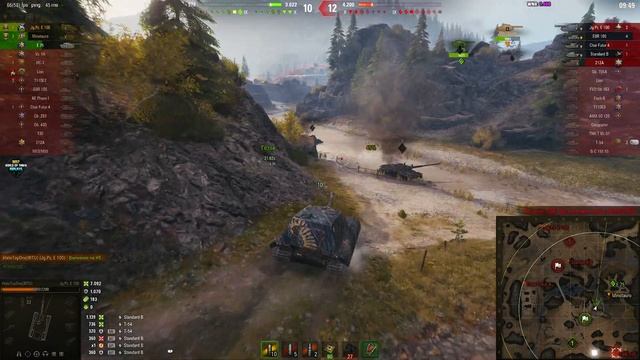 Jg.Pz. E 100: 11 shots, hits, penetrations - World of Tanks смотреть онлайн
