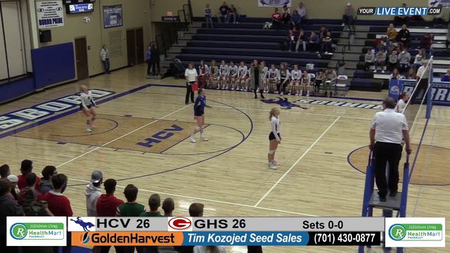 HCV Burros vs Grafton in ND Class B Region 2 Volleyball смотреть онлайн