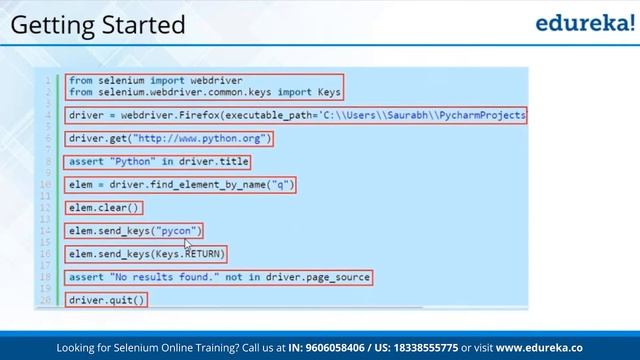 Selenium with Python Tutorial | Python Selenium | Selenium Training | Edureka | Testing Rewind-5 смотреть онлайн