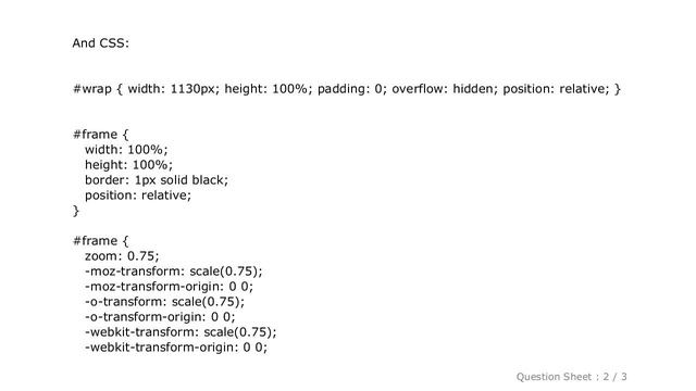 CSS : Fitting iframe inside a div смотреть онлайн