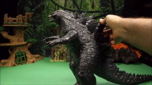 T-REX EATS GODZILLA!! Godzilla King Of The Monsters Toys Unboxed 2 Jakks Pacific Colossal Godzilla