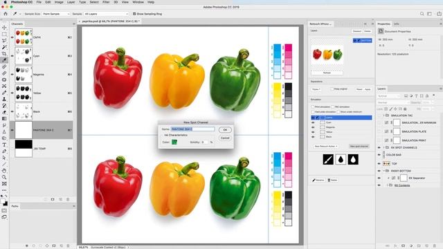 The Easiest Way to Switch a CMYK Image to Spot-Colors in Photoshop! смотреть онлайн